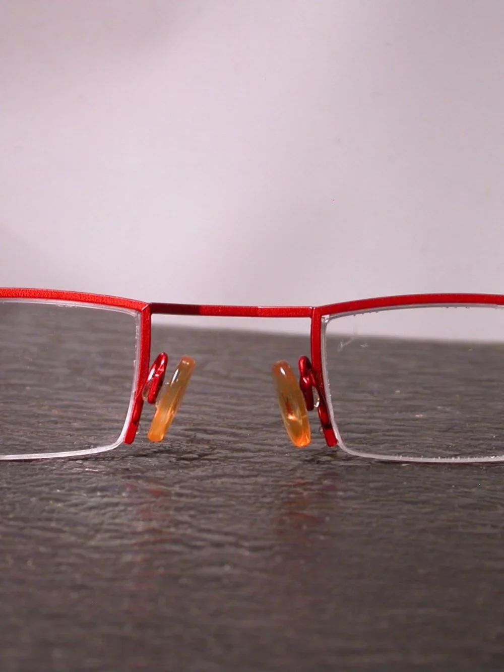 Theo Low Rider Bright Red Modern Art Eyeglasses Spectacles Frame Made in Belgium